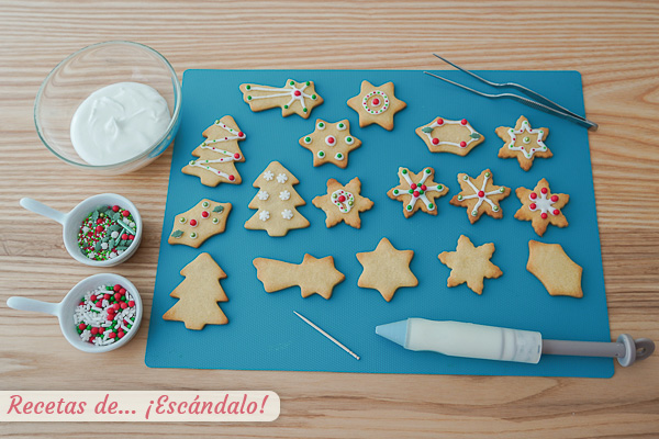 Galletas de Navidad decoradas caseras