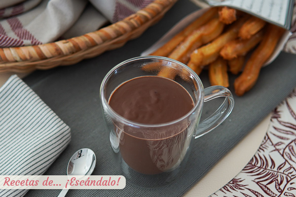 Receta de chocolate a la taza en Thermomix, cremoso y listo en pocos minutos