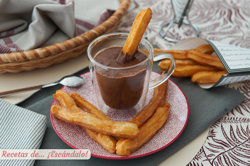 Churros caseros con Thermomix, esponjosos y crujientes