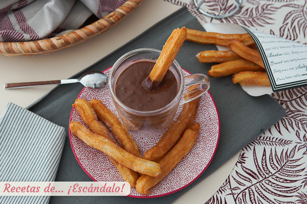 Receta de churros caseros con Thermomix, esponjosos y crujientes