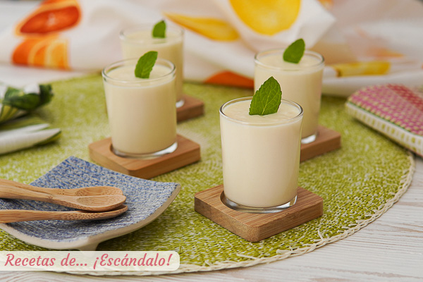 Receta de mousse de limon en Thermomix, super rapida y con solo 3 ingredientes