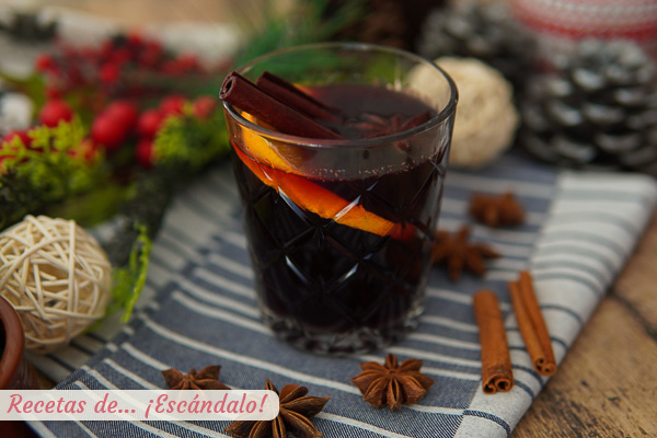 Receta navidena de gluhwein, el vino caliente o vino especiado
