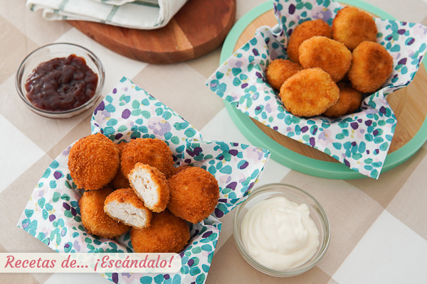 Como hacer nuggets de pollo caseros y jugosos