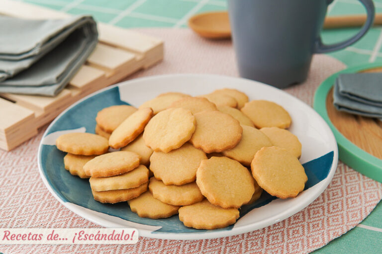 Galletas de mantequilla en Thermomix, crujientes y sabrosas