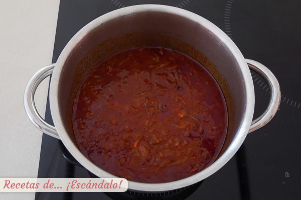 Ingredientes salsa vizcaina casera