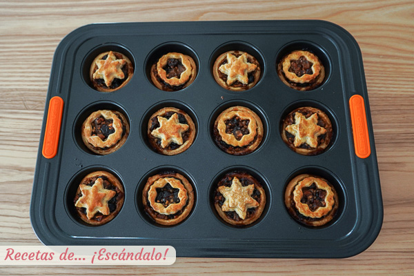Mince pies ingleses caseros navidenos