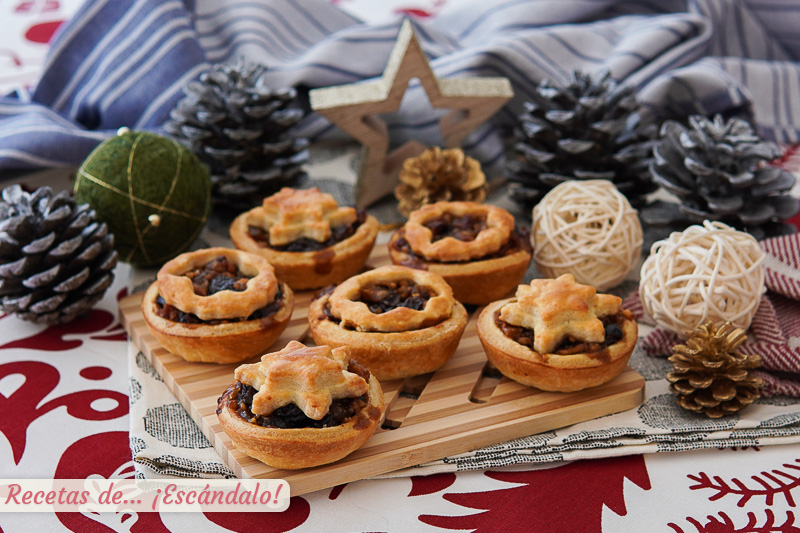 Mince pies, los pasteles dulces de fruta navidenos ingleses