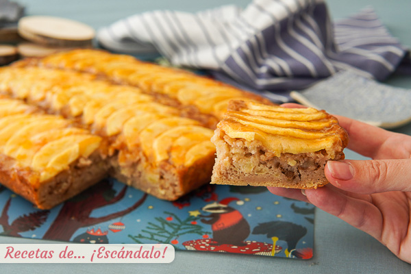 Receta tarta de manzana con Thermomix, jugosa y facil