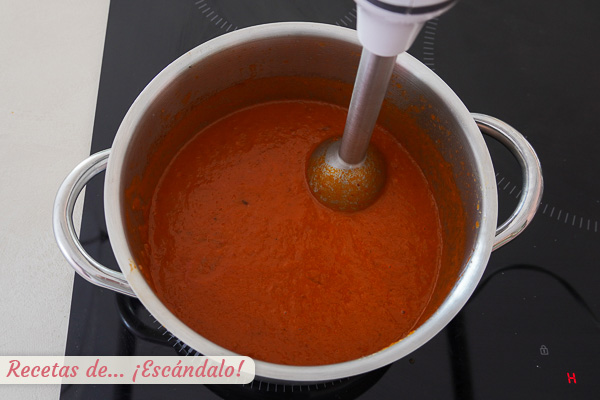Salsa vizcaina tradicional