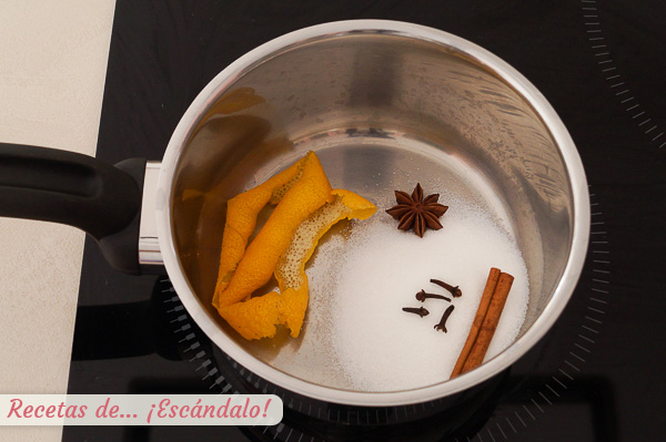 Especias y aromaticos vino tinto peras