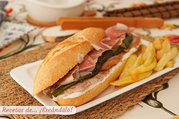 Receta serranito, un bocadillo tipico andaluz