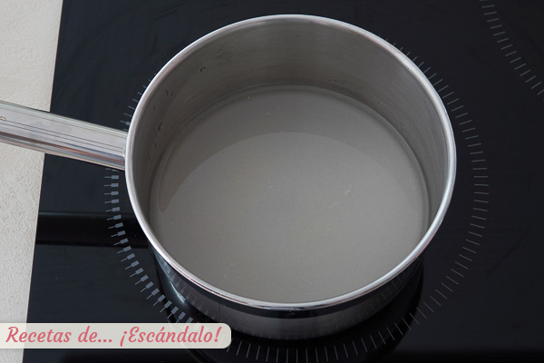 Ingredientes caramelo liquido casero