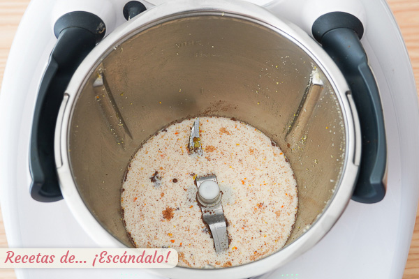Leche y canela donuts thermomix
