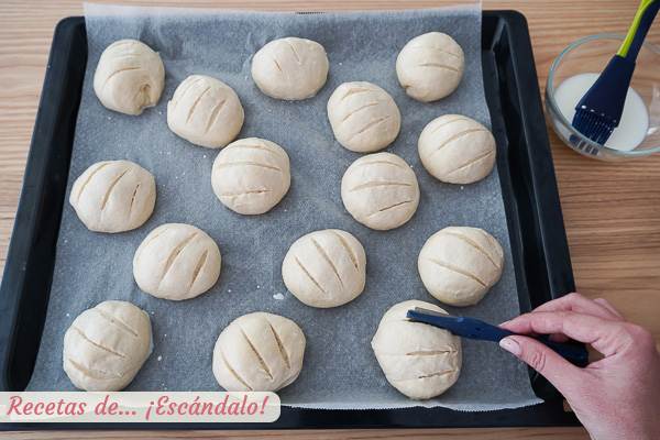 Panes de leche caseros