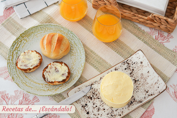 Como hacer mantequilla casera de forma facil y rapida, deliciosa