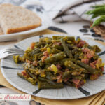 Judías verdes con jamón en Thermomix
