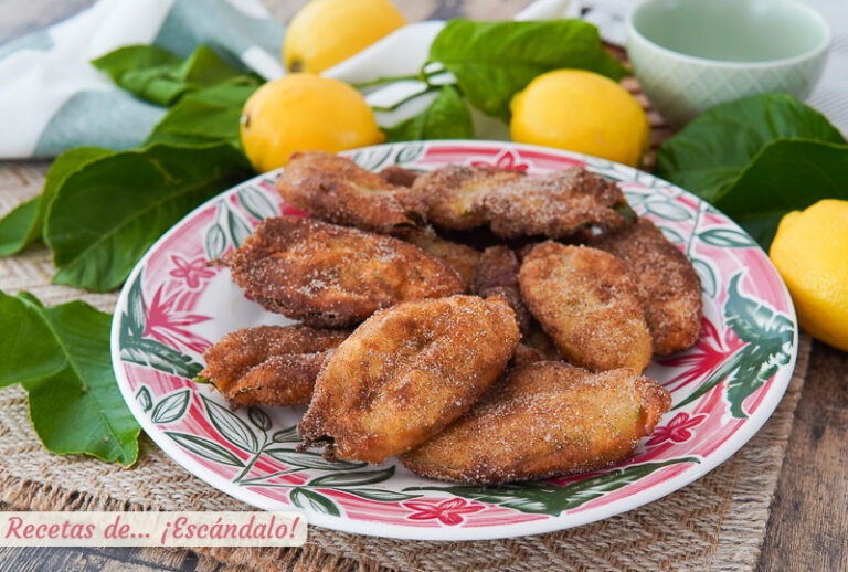 Receta de paparajotes murcianos caseros, un postre tradicional