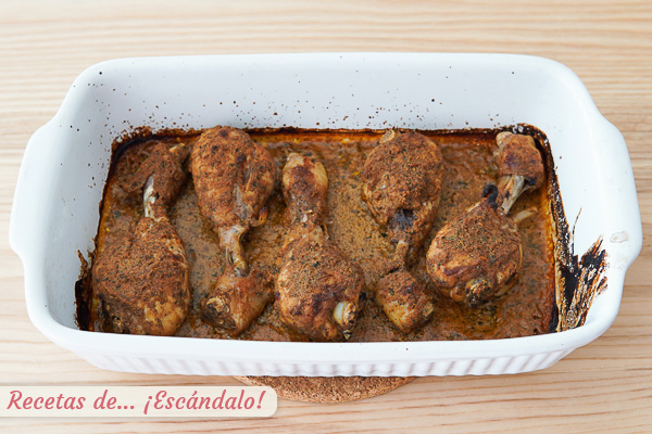Pollo tandoori al horno