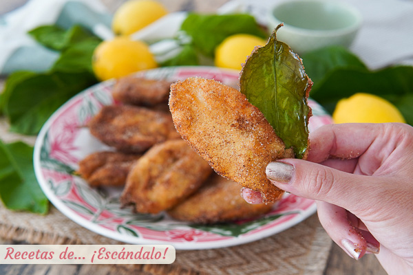 Receta de paparajotes murcianos caseros, un postre tradicional
