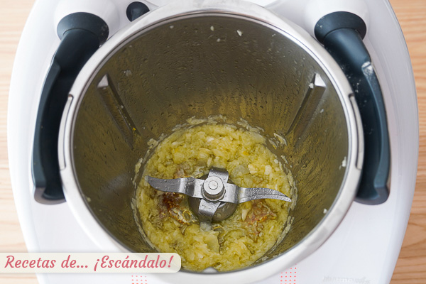 Sofrito ajos cebolla thermomix judias verdes