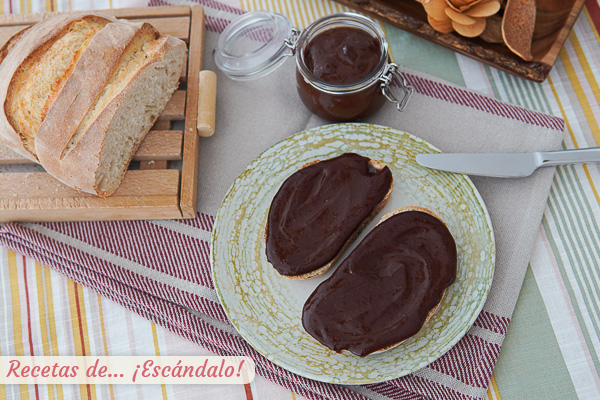 Como hacer Nocilla o Nutella con Thermomix crema de cacao y avellanas