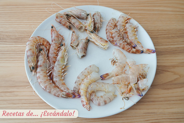Como pelar langostinos