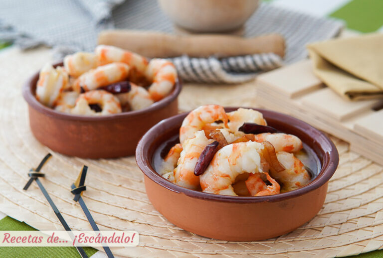 Langostinos al ajillo, un aperitivo exquisito y fácil