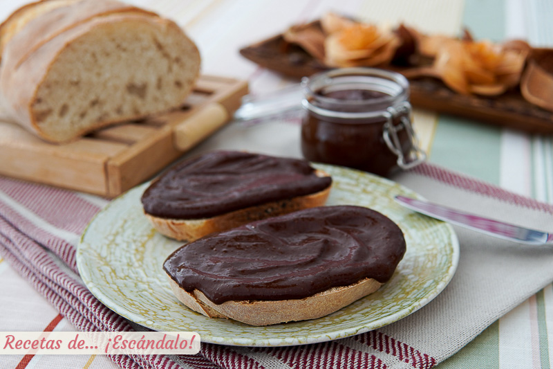Nocilla o Nutella con Thermomix crema de cacao y avellanas