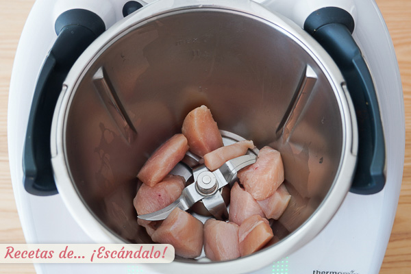 Pechuga de pollo para picar