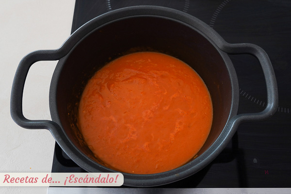 Salsa de verduras albondigas de pollo
