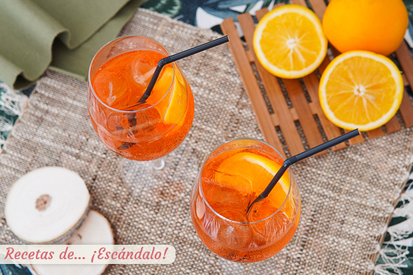 Como hacer Aperol Spritz, un coctel italiano para el aperitivo