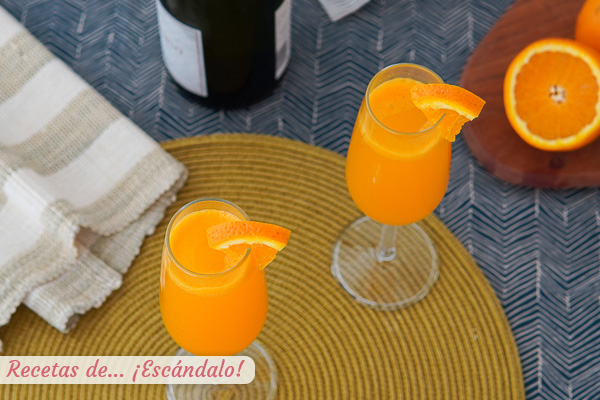 Como hacer el coctel mimosa, ideal para el aperitivo o el brunch