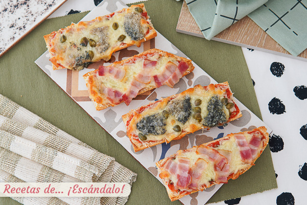 Como hacer paninis caseros, las pizzas con pan mas sencillas y rapidas