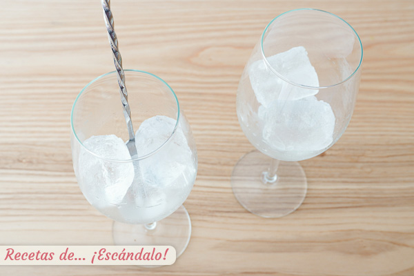 Hielo aperol spritz
