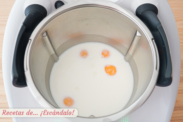 Huevos y azucar natillas thermomix