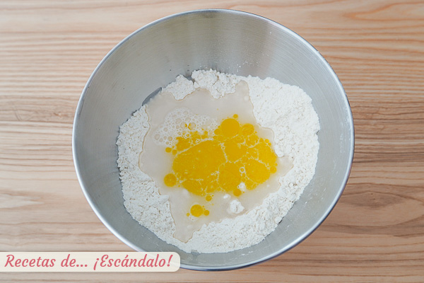 Masa de pizza italiana casera