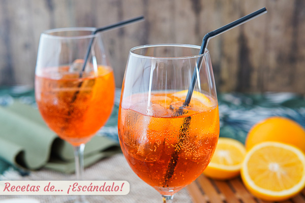Receta de Aperol Spritz, un coctel italiano para el aperitivo