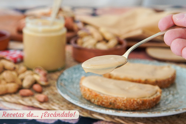 Receta de crema de cacahuete o mantequilla de mani casera