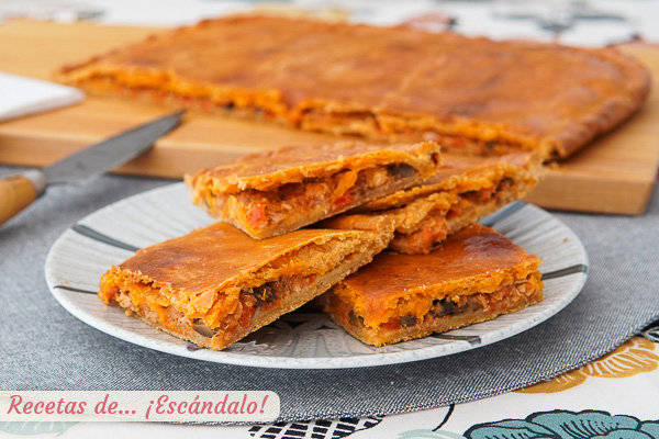Receta de empanada de atun con Thermomix, crujiente y muy sabrosa