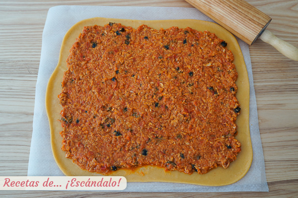 Relleno empanada atun thermomix