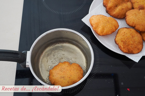 Torto frito recien hecho