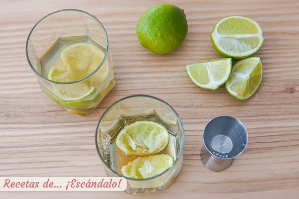 Vodka caipiroska
