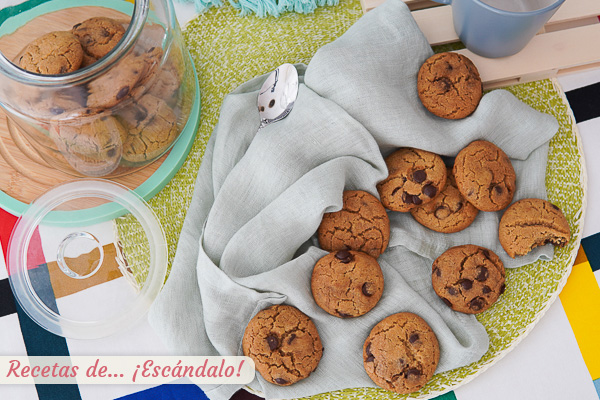 Como hacer cookies americanas en Thermomix con chips de chocolate