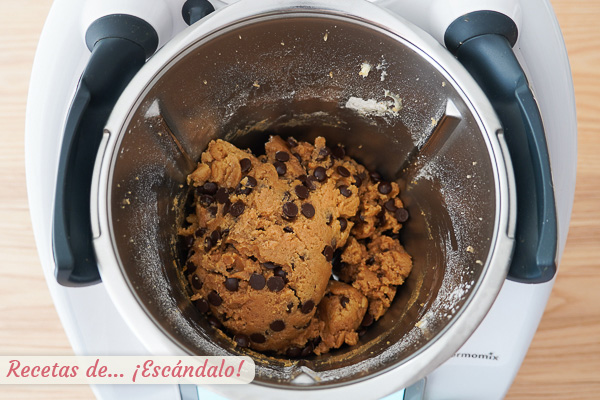 Masa cookies chips chocolate thermomix