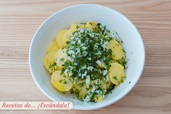 Papitas alinadas papas alinas caseras