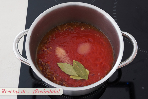 Ingredientes salsa tomate riojana