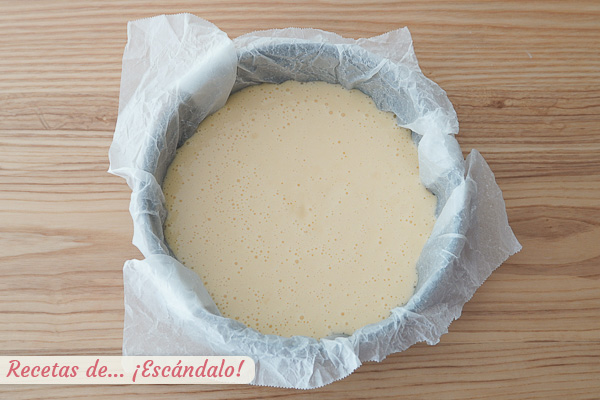Mezcla tarta quesitos casera