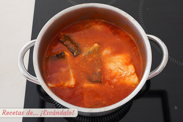 Receta bacalao a la riojana casero