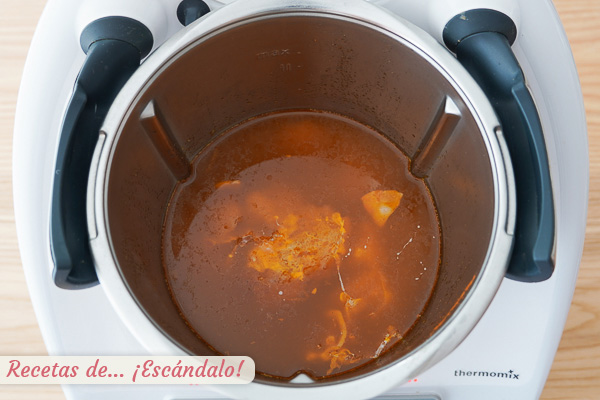Sopa de ajo con huevo thermomix