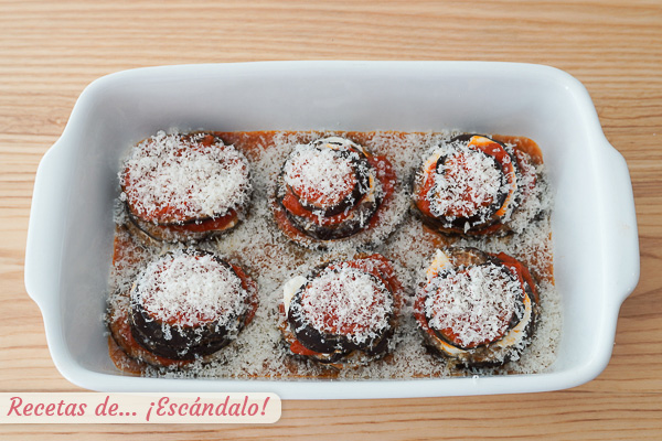 Berenjenas a la parmesana caseras